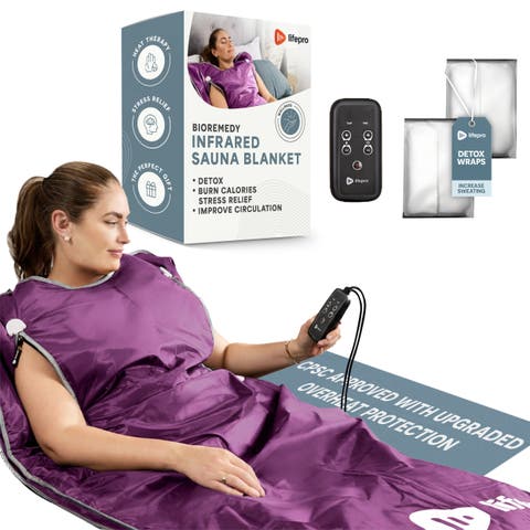 BioRemedy Infrared Sauna Blanket Portable Full Body Detox & Relaxation