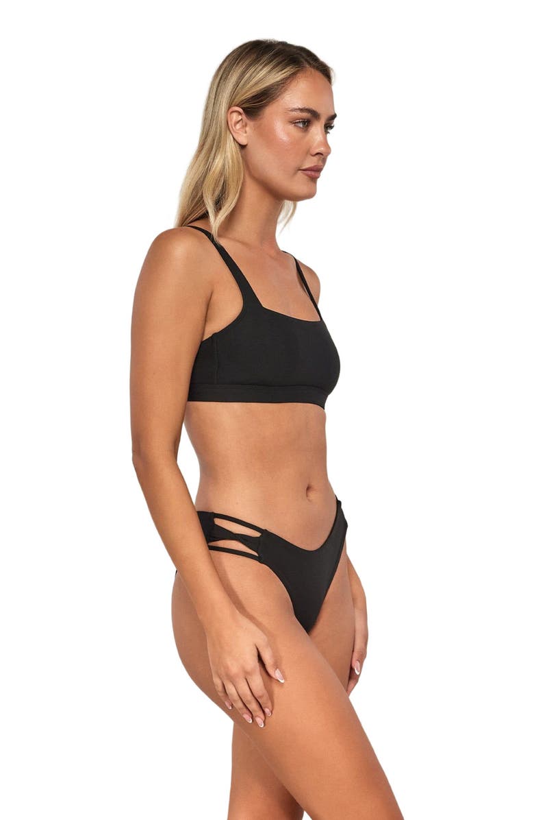 Swim Systems Saylor Hipster Bikini Swim Bottoms, Alternate, color, Black
