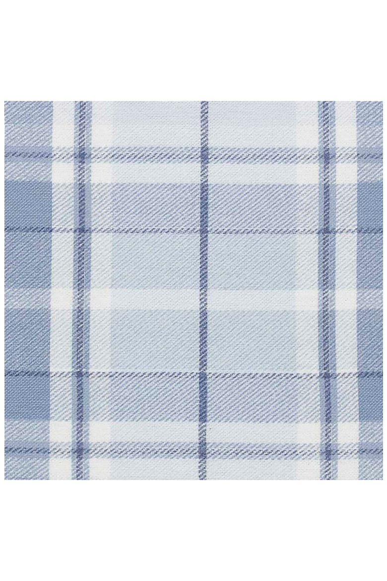 Mulholland Plaid Cotton Flannel King Sheet Set, Alternate, color, BLUE