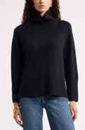 Nordstrom Wool & Cashmere Raglan Turtleneck Sweater