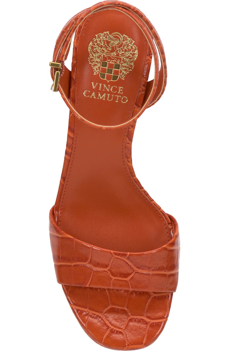 Vince Camuto Pendry Ankle Strap Platform Sandal, Alternate, color, Sunset