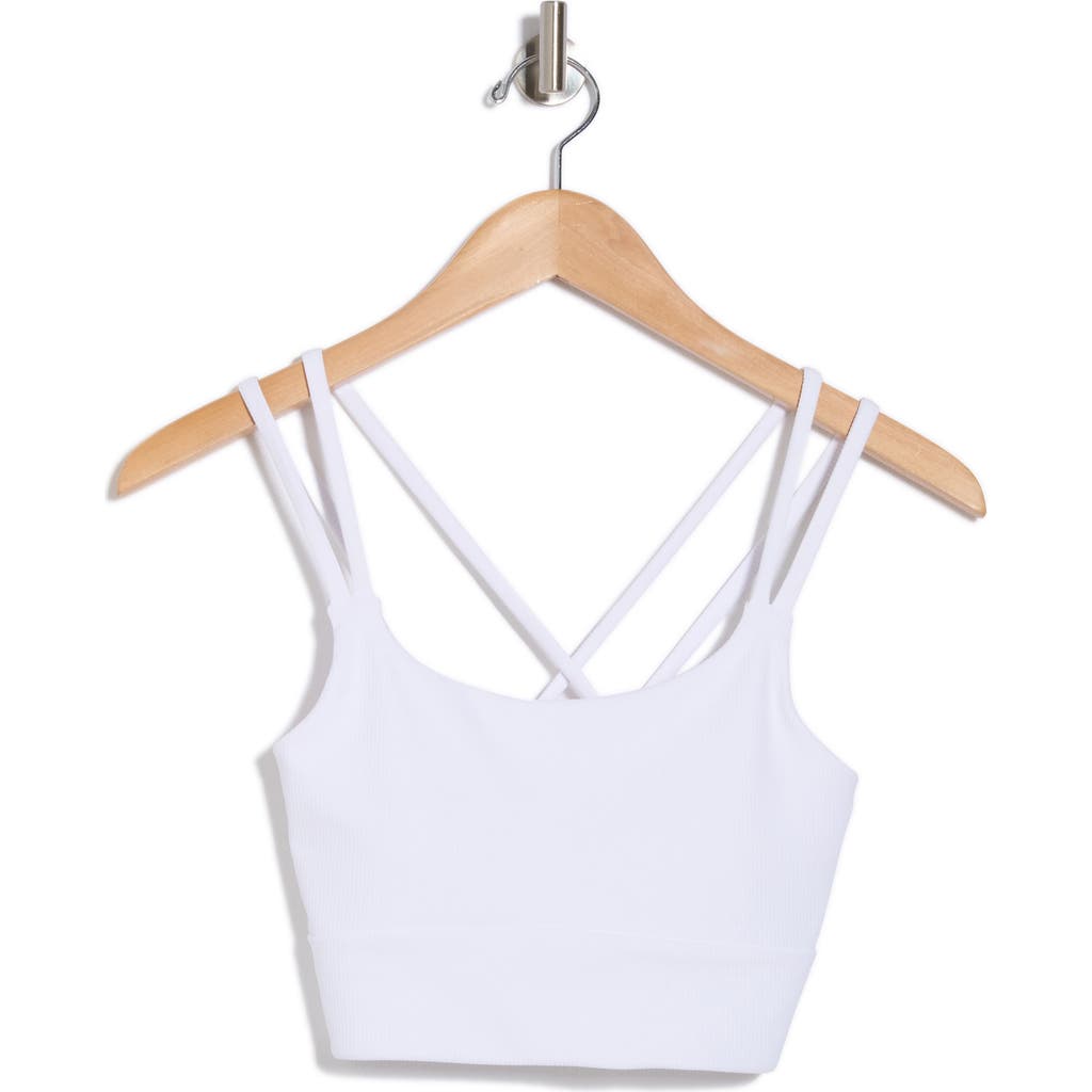 90 Degree By Reflex Strappy Rib Sports Bra