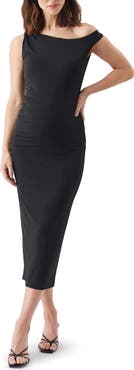 Ripe Maternity Cora Off-Shoulder Dress