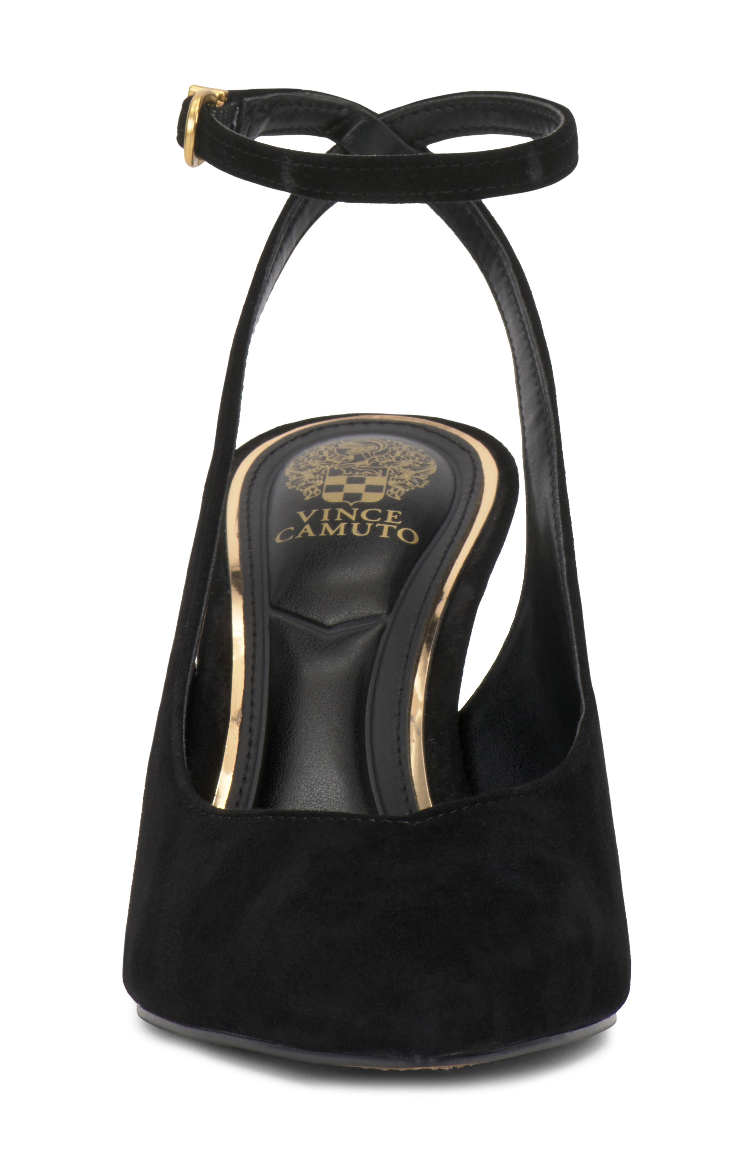 Nellah Pointed Toe Pump, Alternate, color, BLACK