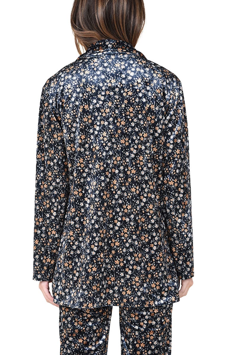 Molly Bracken Floral Velvet Blazer, Alternate, color, 