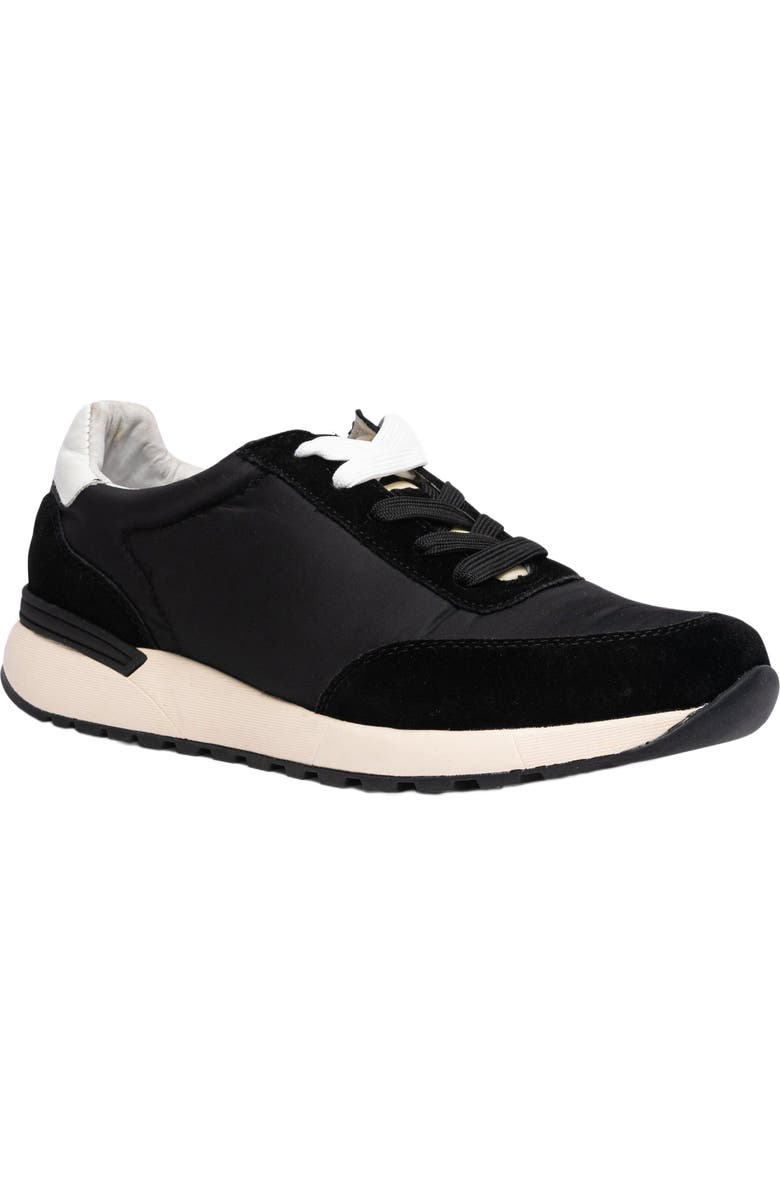 Freshy Modern Runner Sneaker, Alternate, color, Black