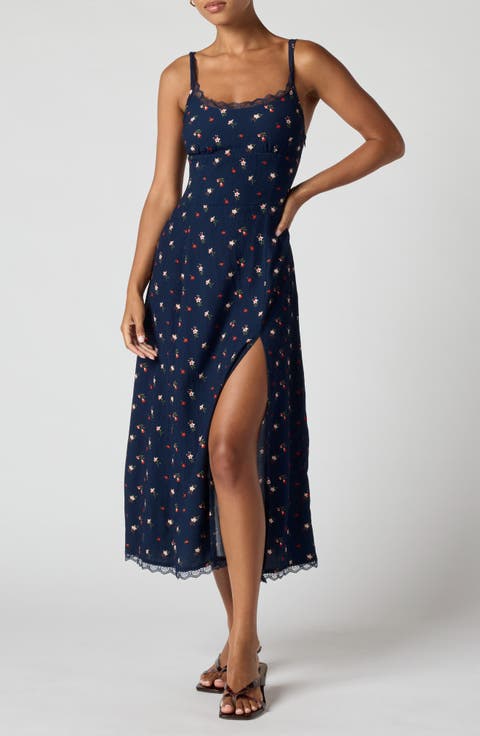 Lace Trim Slipdress