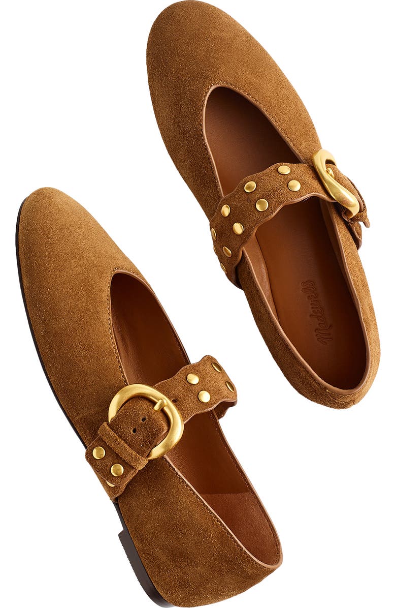 Madewell Remy Stud Mary Jane Flat, Alternate, color,