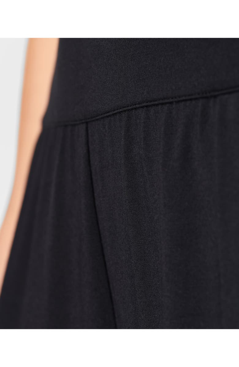 Sweaty Betty High Waist Wide Leg Stretch Modal Pants, Alternate, color, Black