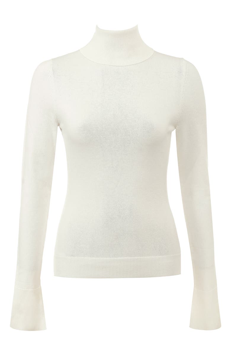 HOUSE OF CB Hazel Cotton & Cashmere Blend Sweater, Alternate, color, Ivory