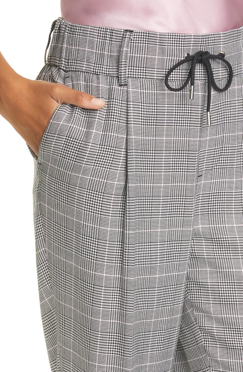 ATM Anthony Thomas Melillo Glen Plaid Crop Pants, Alternate, color, 