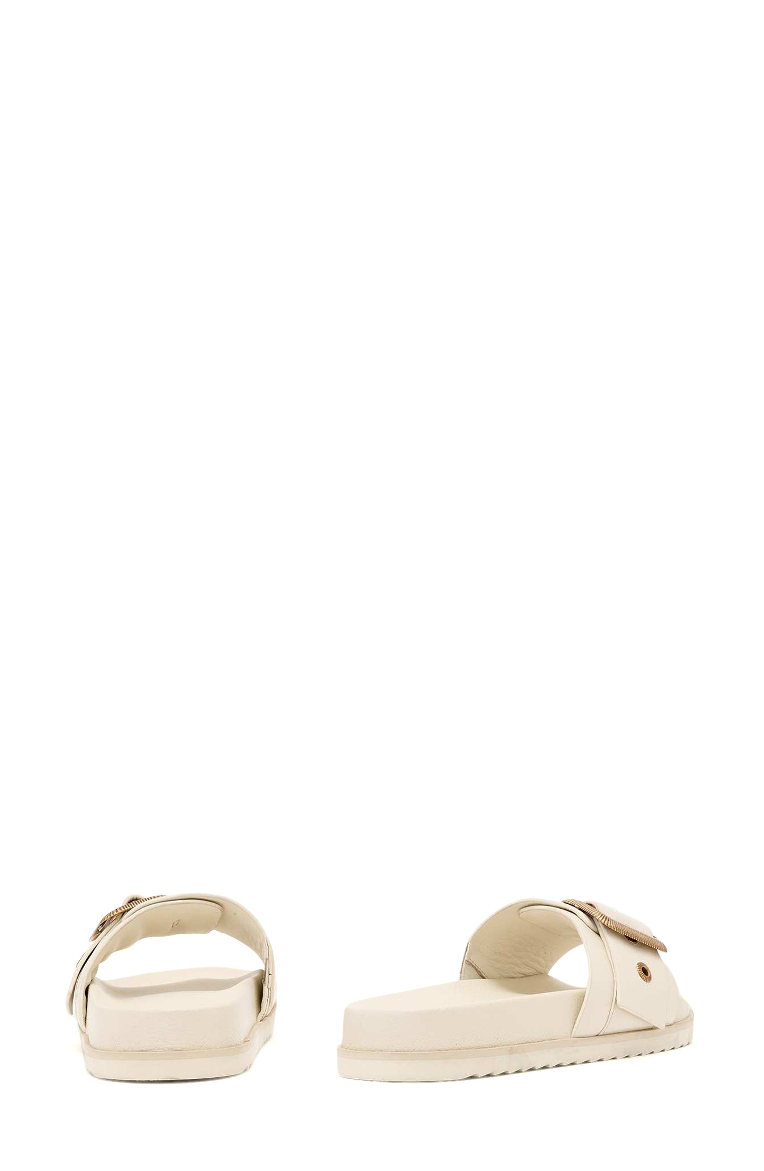 AllSaints Ellie Western Slide Sandal, Alternate, color, Gypsum White