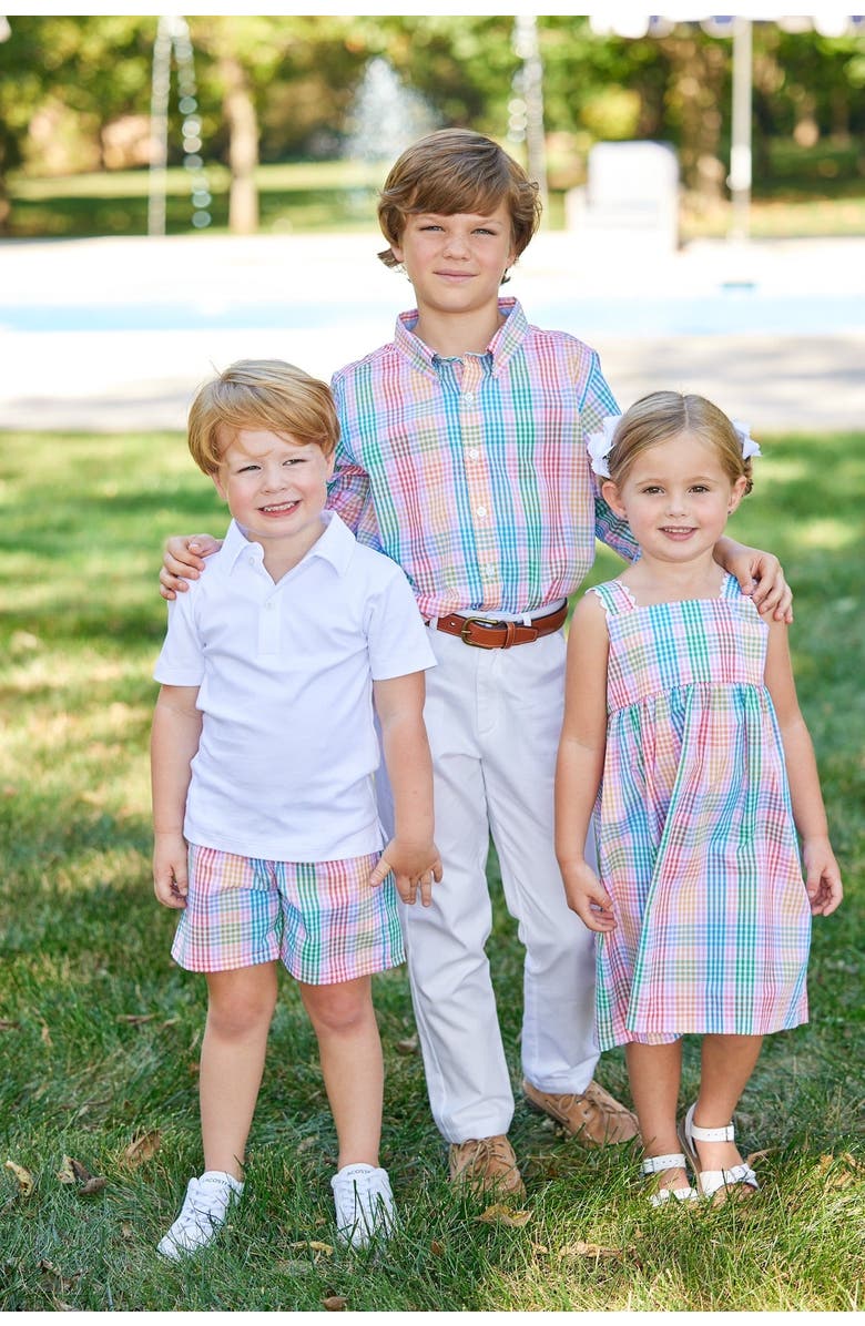 Little English Kids Button Down Shirt Blend, Alternate, color, Preppy Plaid