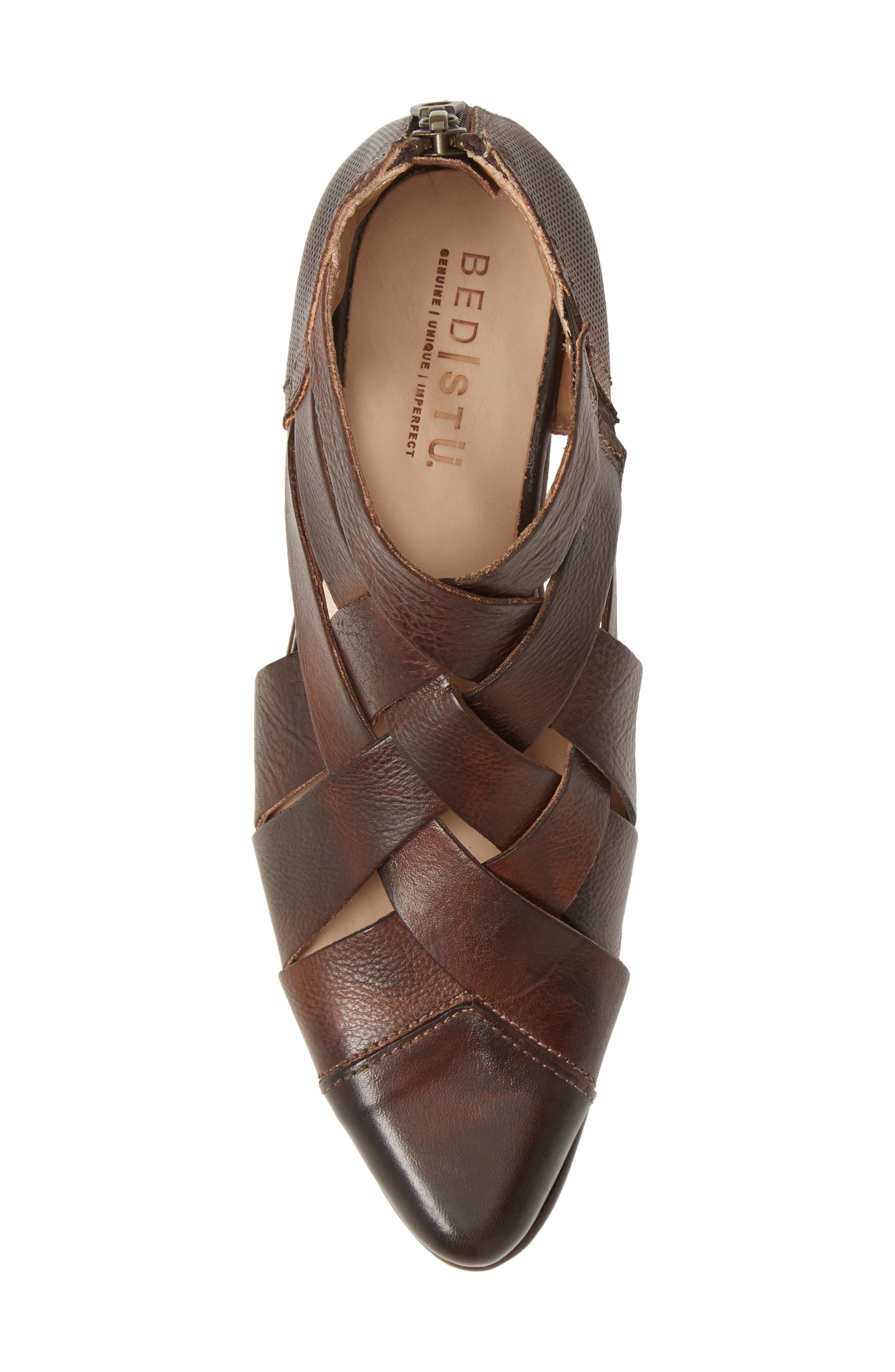 Brittany Woven Bootie, Alternate, color, TEAK RUSTIC