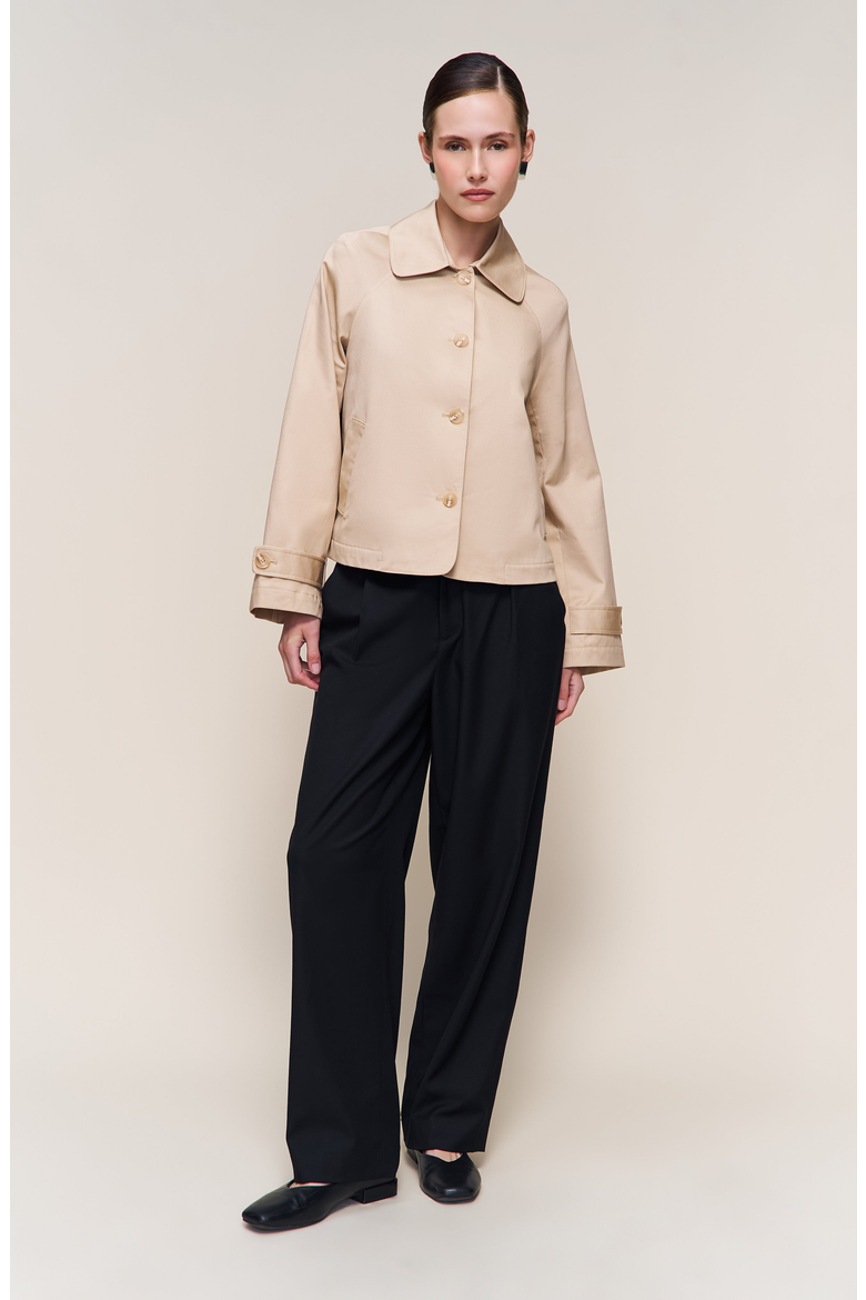 Romeo Trench Coat, Alternate, color, Taupe