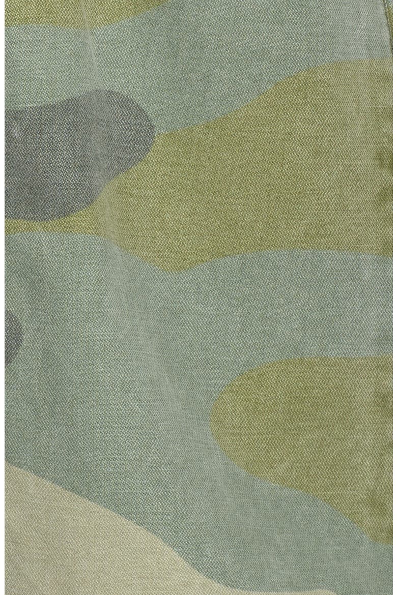 Levi's® High/Low Shirt Jacket, Alternate, color, LIGHT GREEN CAMO