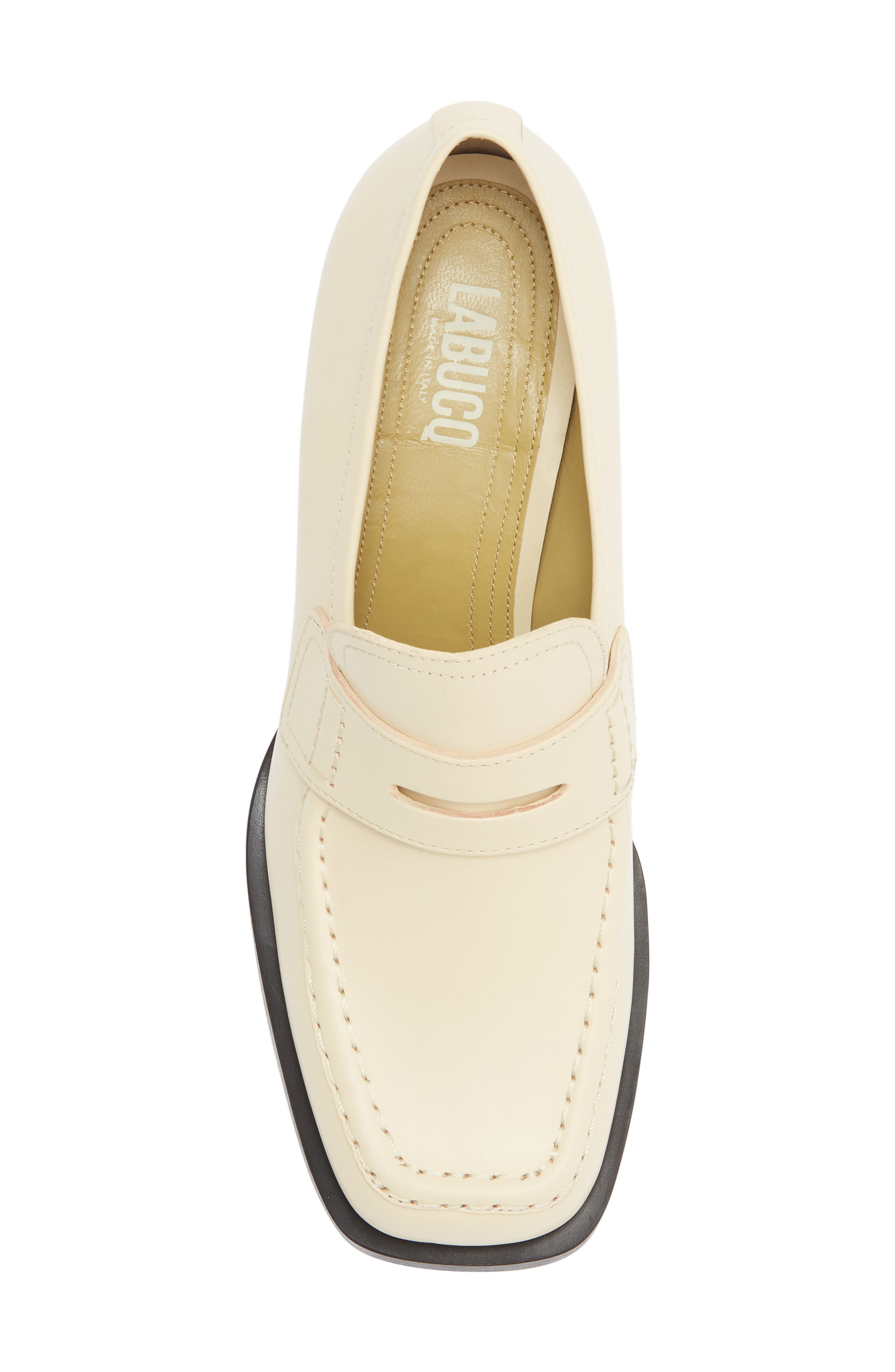 LABUCQ Kitty Platform Loafer, Alternate, color, Ivory