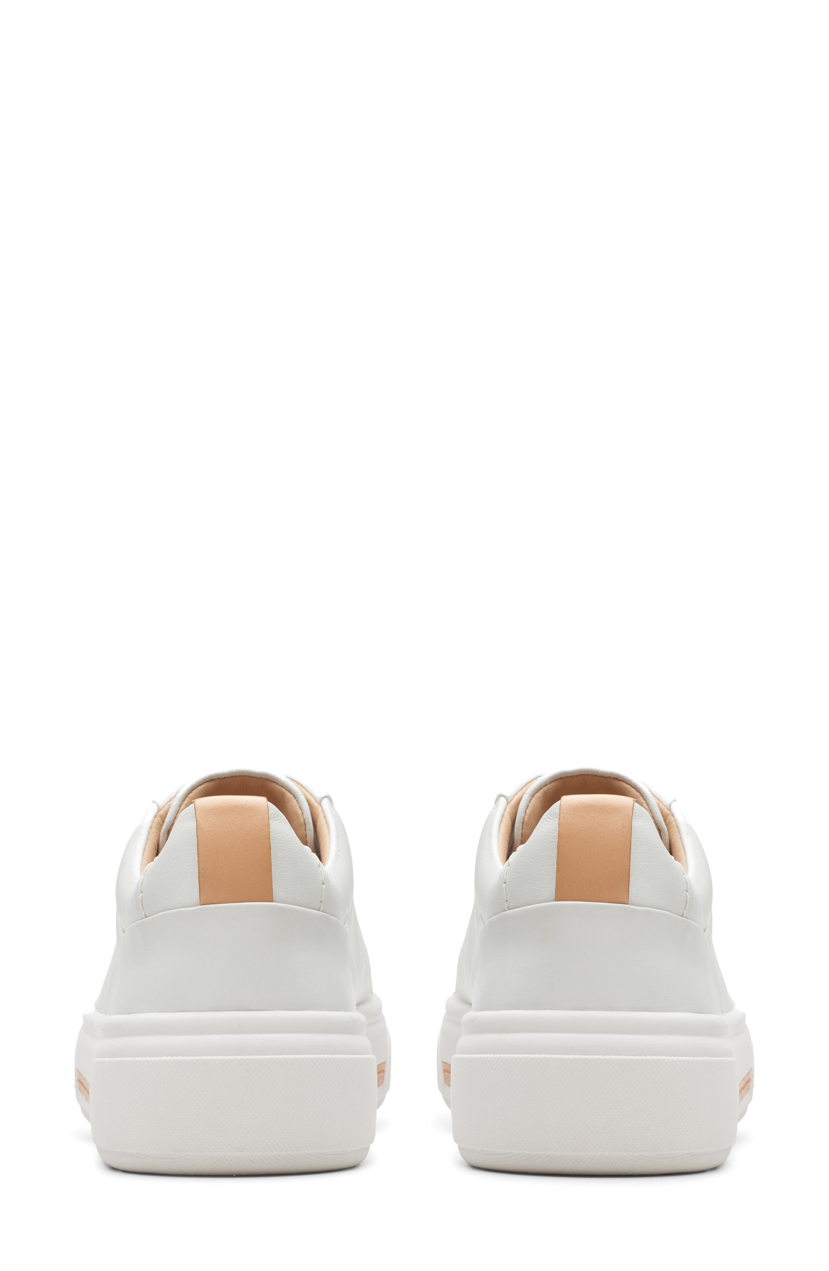 Clarks<sup>®</sup> Hollyhock Walk Sneaker, Alternate, color, Off White Lea
