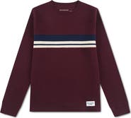 abercrombie kids Kids' Striped Long Sleeve Rib Knit Top