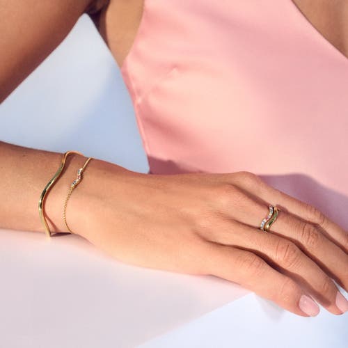 Sif Jakobs Jewellery Ring Ellera Waves Pianura In Gold