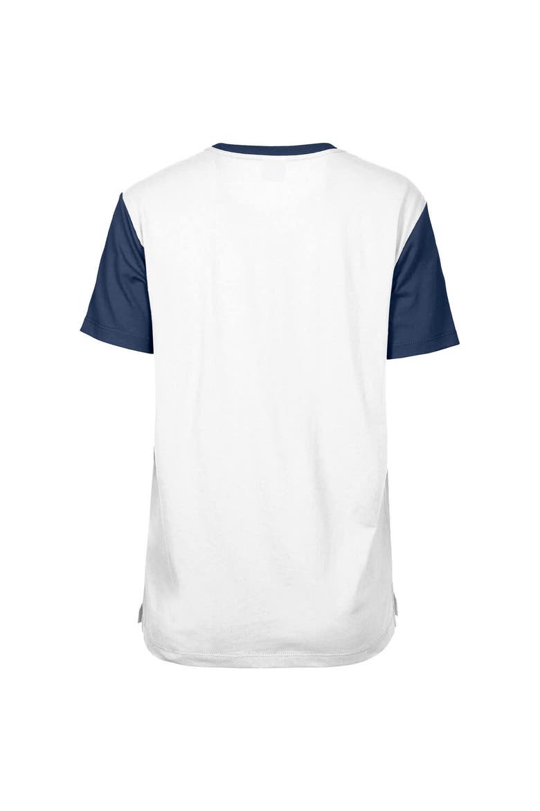 Women's New Era White/Navy Dallas Cowboys 3rd Down T-Shirt, Alternate, color, White