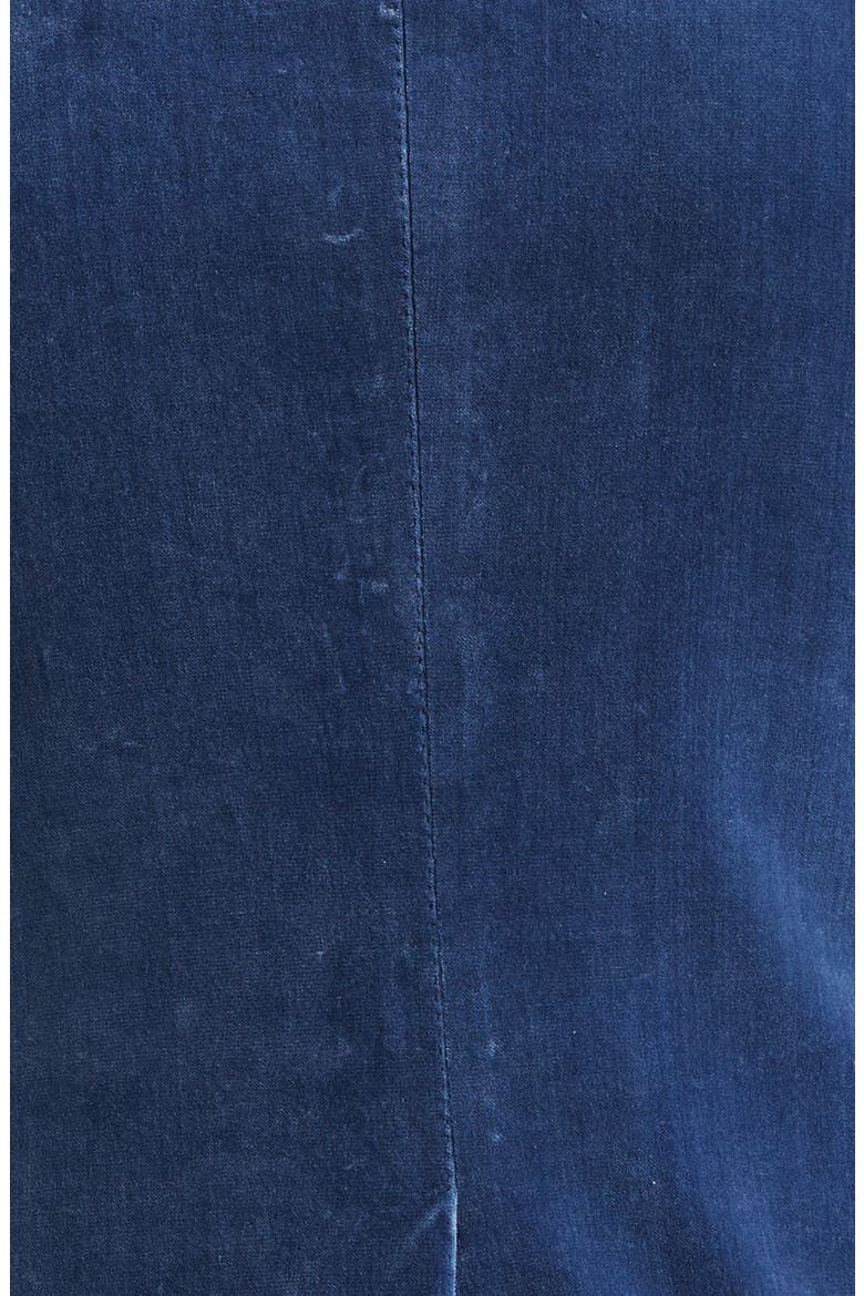 Double Breasted Velveteen Jacket, Alternate, color, INDIGO