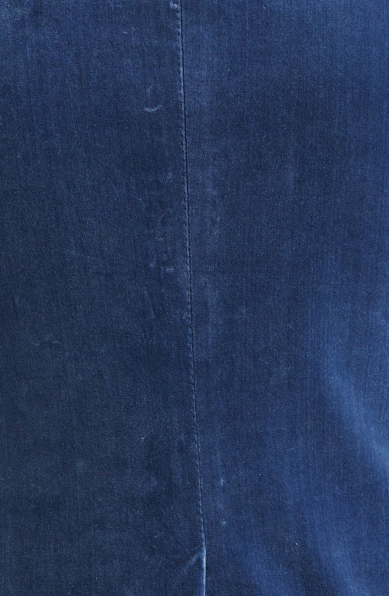 TOM FORD Double Breasted Velveteen Jacket, Alternate, color, Indigo