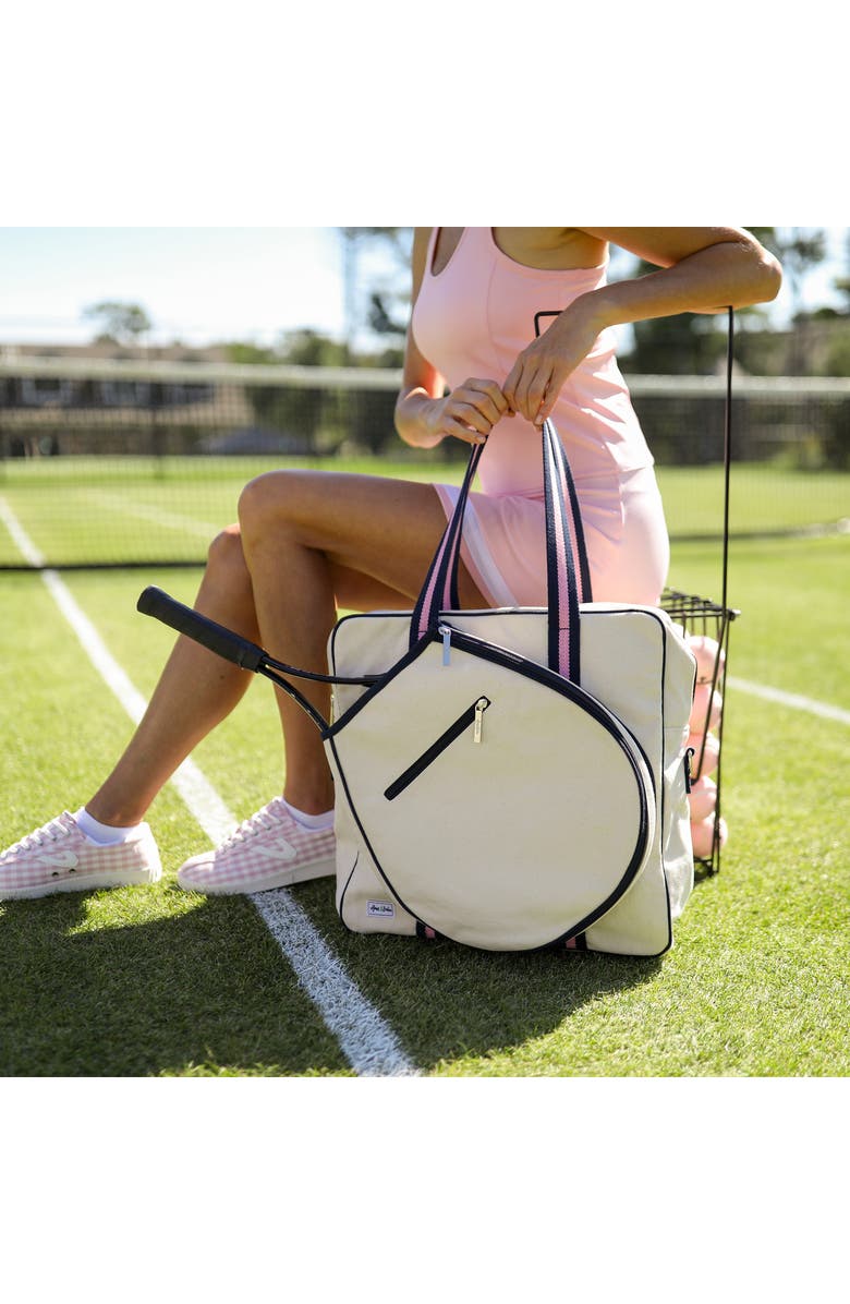Ame & Lulu Hamptons Tennis Tour Bag, Alternate, color, Pinkberry