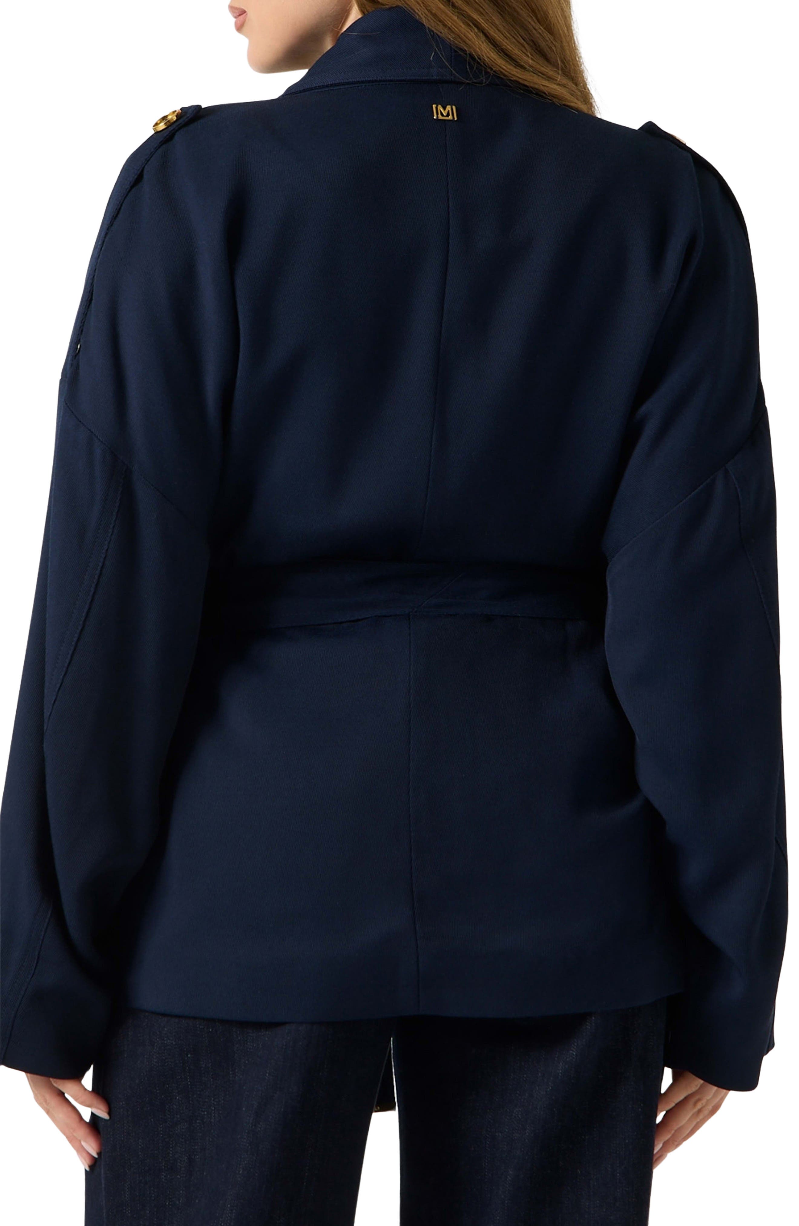 Abby Belted Wool Wrap Jacket - image 2