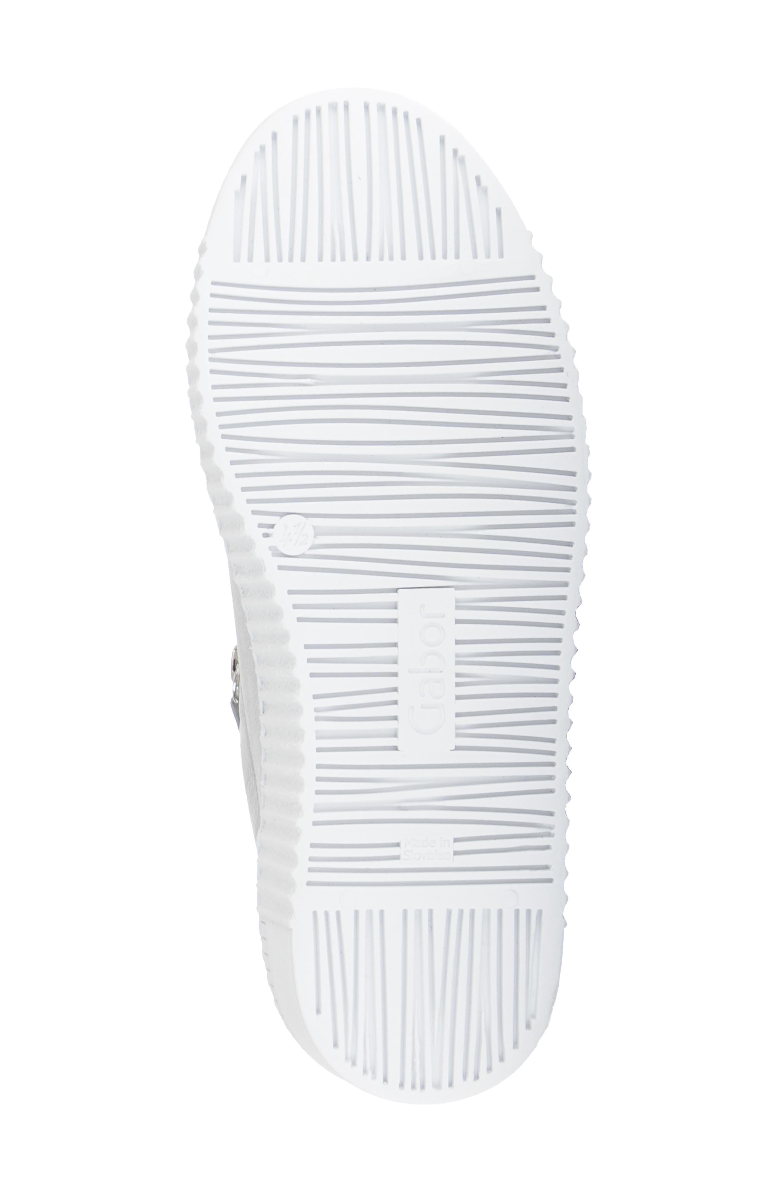 Gabor 63.334 Platform Sneaker, Alternate, color, Silver