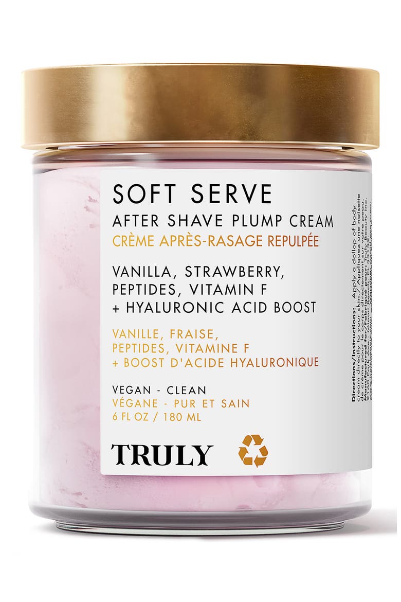 Soft Serve After Shave Plump Cream, Main, color, NO COLOR