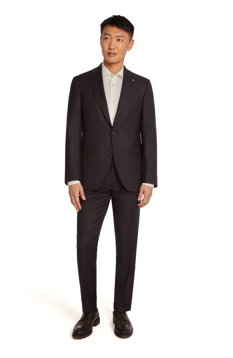 Jack Victor Esprit Soft Constructed Wool Suit, Alternate, color, 