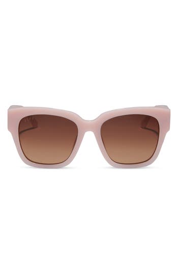 Diff Bella 54mm Gradient Square Sunglasses