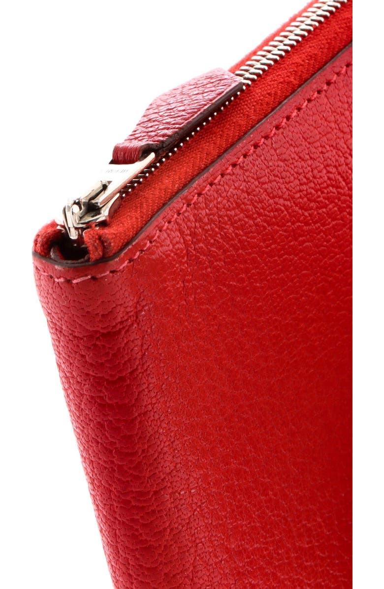 Pre-Owned Hermes Azap Zip Around Wallet Chevre Mysore Long, Alternate, color, Rouge Casaque