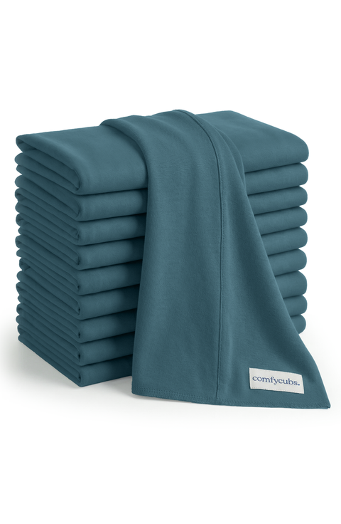 Cotton Burp Cloths - Pack of 10