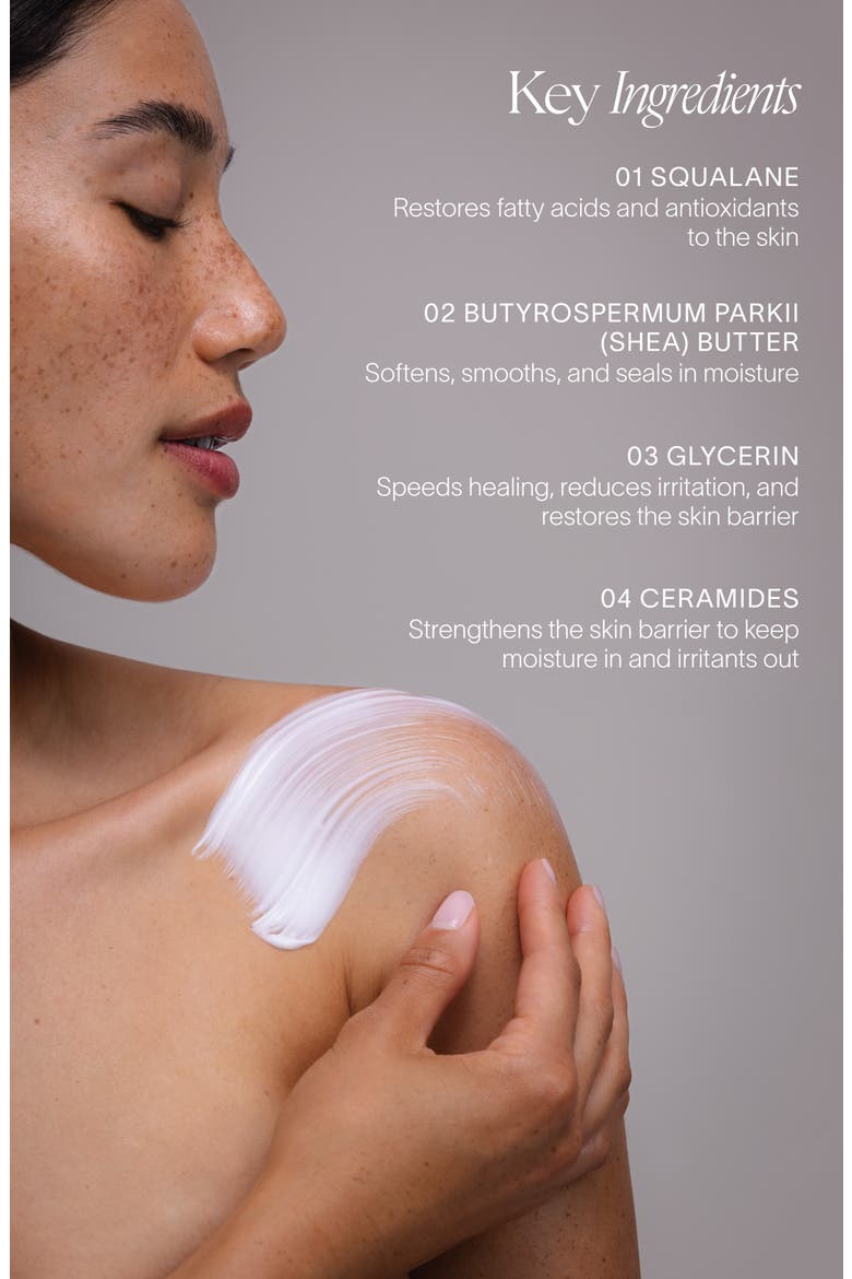 Shea Butter + Ceramide Restorative Body Cream, Alternate, color, NO COLOR