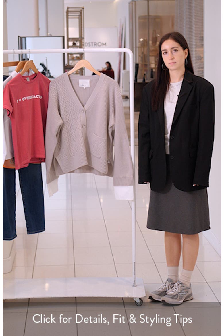Wool Cable Cardigan video