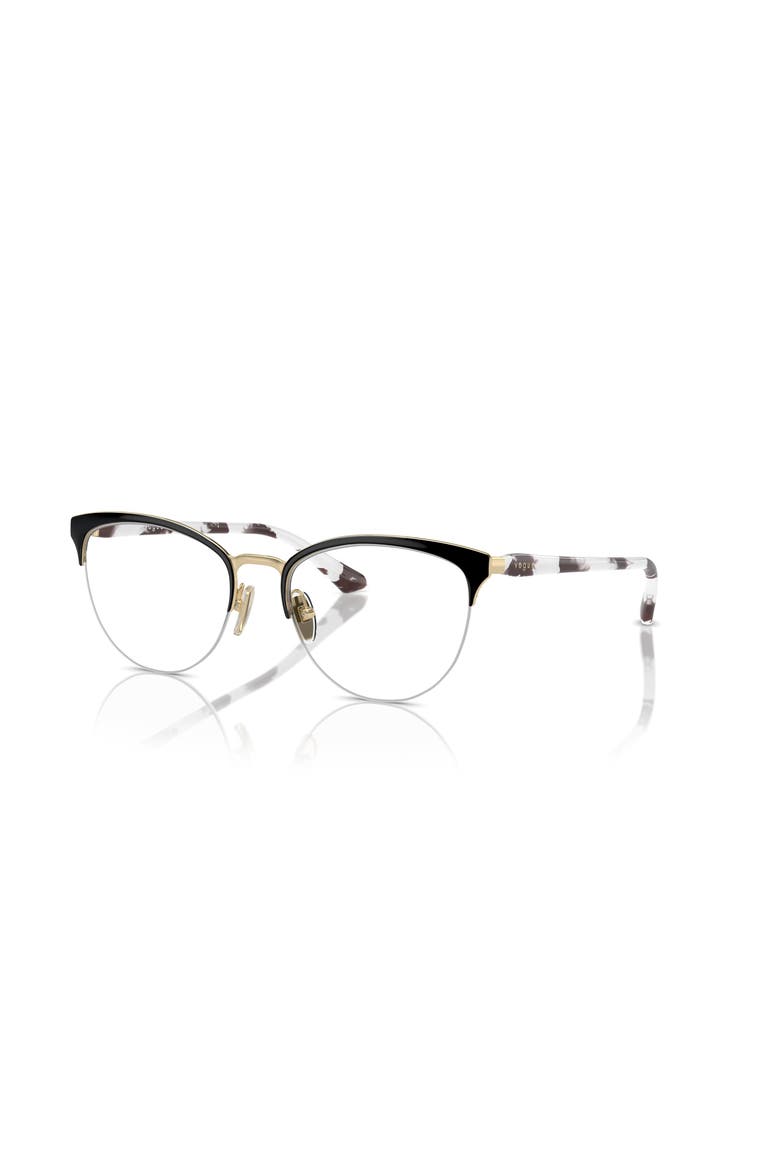 53mm Oval optical glasses, Main, color, Black