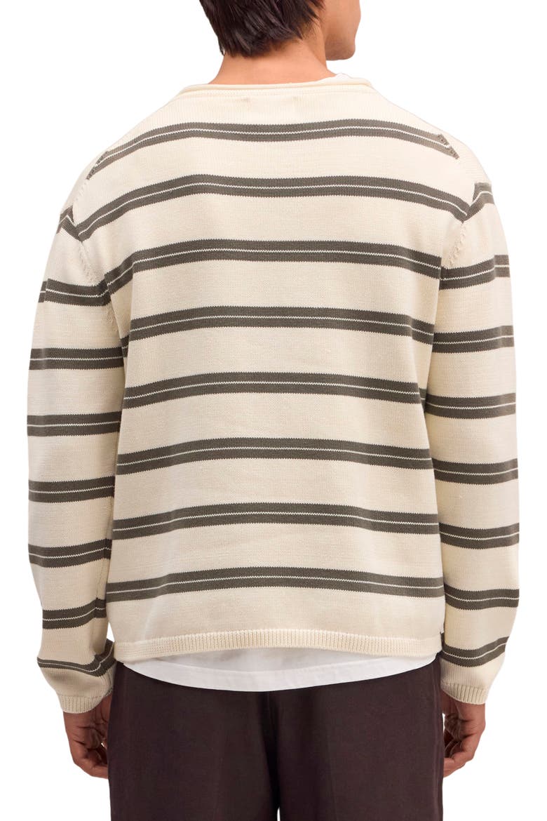 Sailor 60019 Organic Cotton Crewneck Sweater, Alternate, color, IVORY