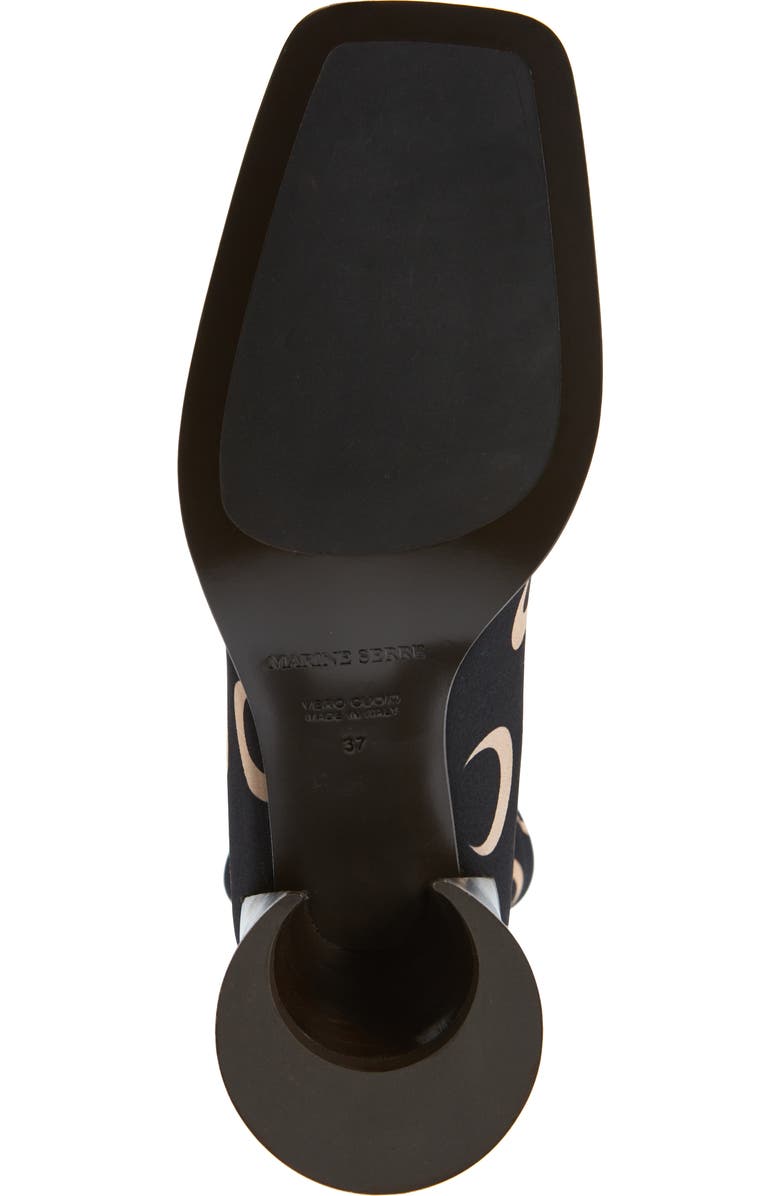 Marine Serre Crescent Moon Boot, Alternate, color,