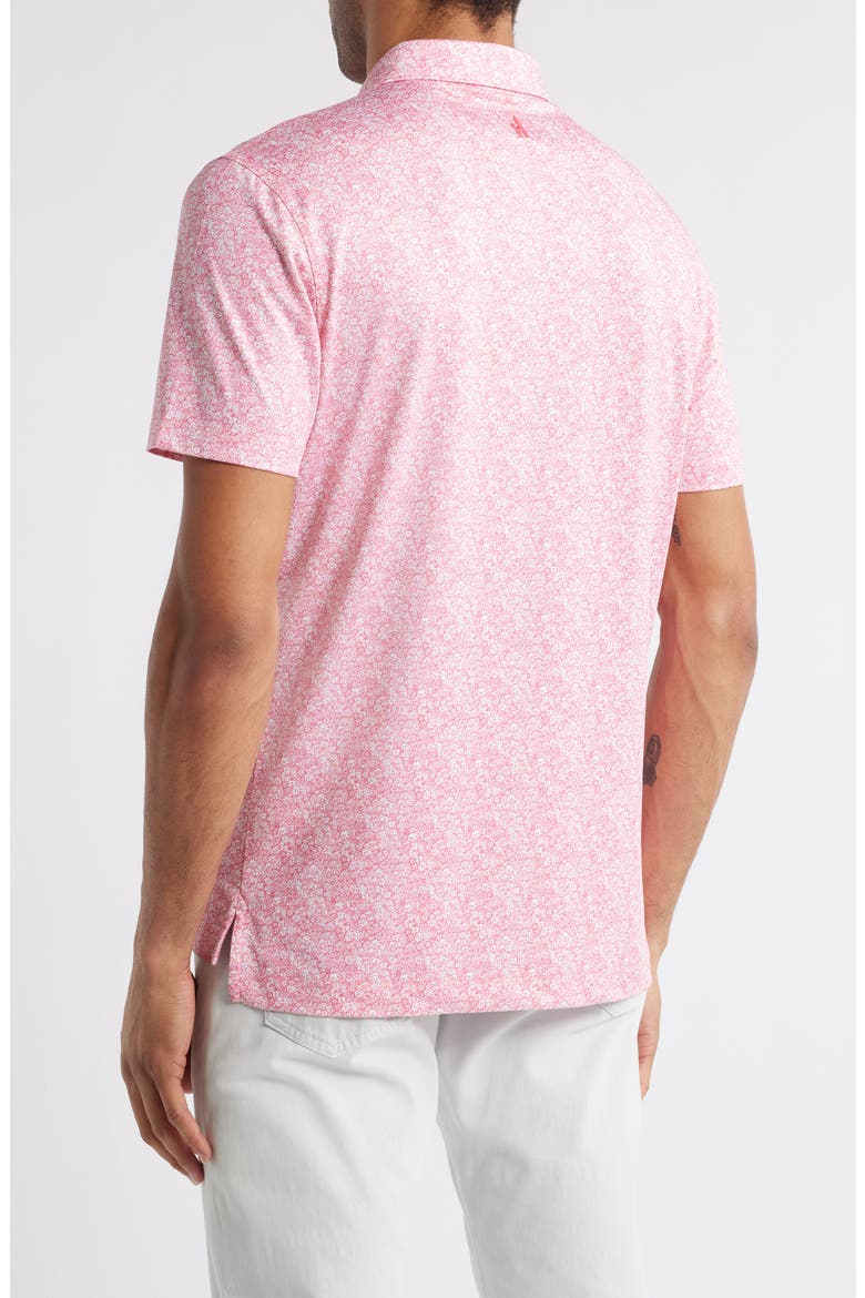Wildflower Floral PREP-FORMANCE Golf Polo, Alternate, color, AZALEA