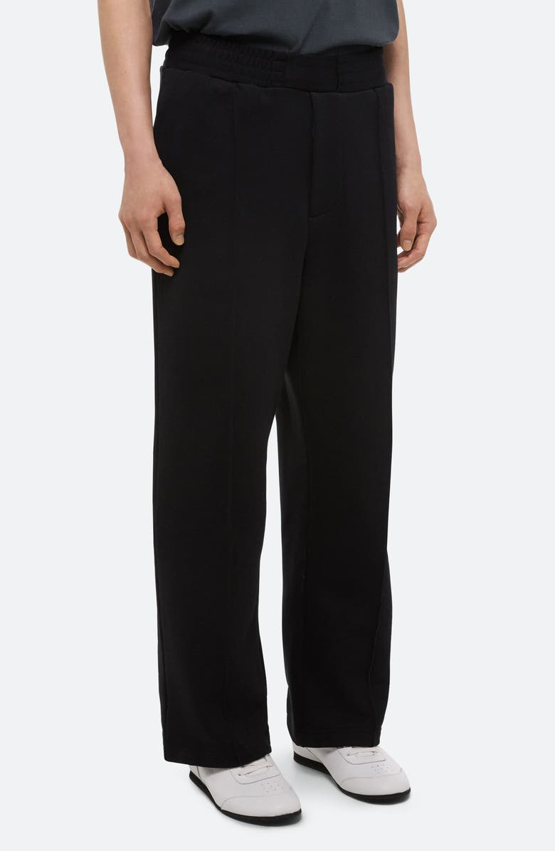 Helmut Lang Embossed Studio Sweatpants, Alternate, color, Black