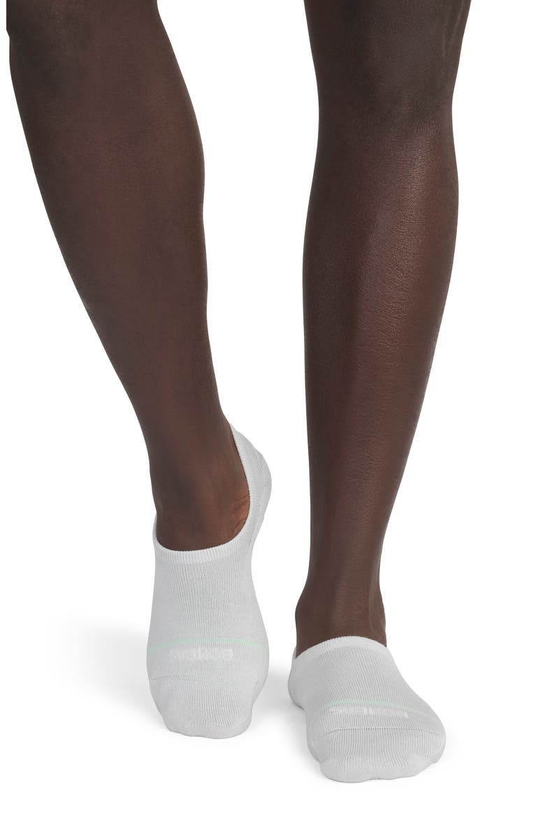 Solid Lightweight Merino Wool Blend No-Show Socks, Alternate, color, VAPOR GREY