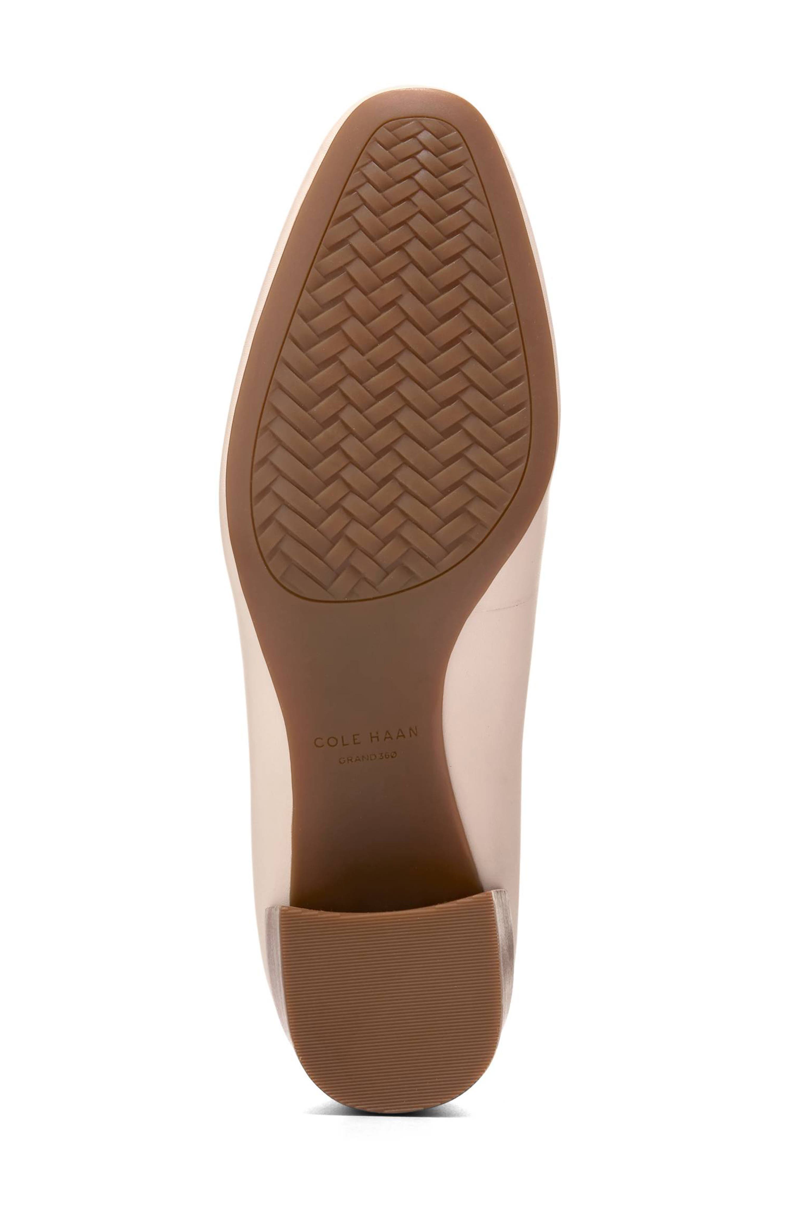 Cole Haan Go-To Shayla Block Heel Pump, Alternate, color, Sand Dollar Leather