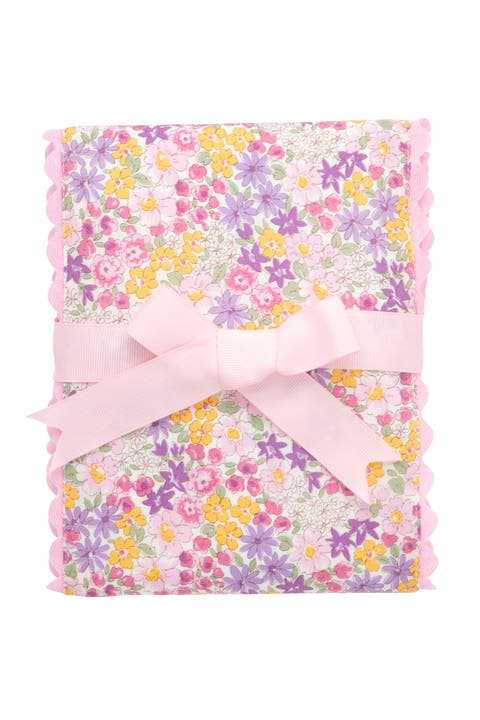 Floral Fancy Fabric Burp Cloth
