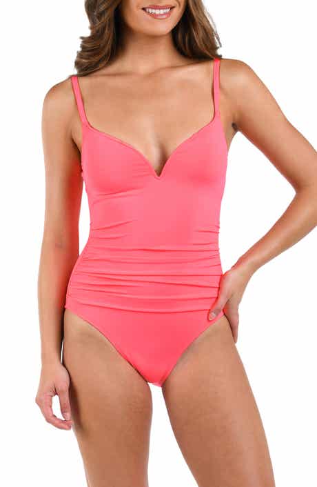 La Blanca V-Wire One-Piece Swimsuit