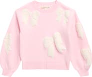 MARGAUX AND LEXI Kids' Chenille Bow Sweater