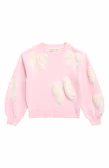 Kids' Chenille Bow Sweater