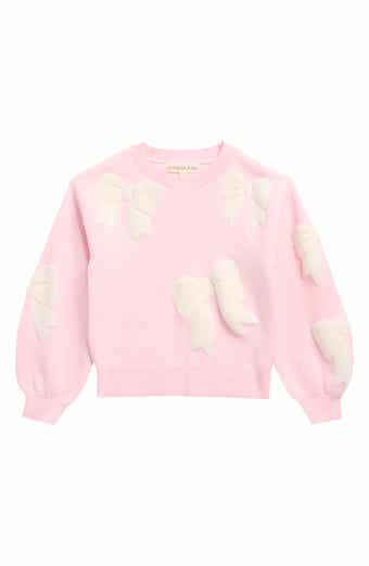 Kids' Chenille Bow Sweater