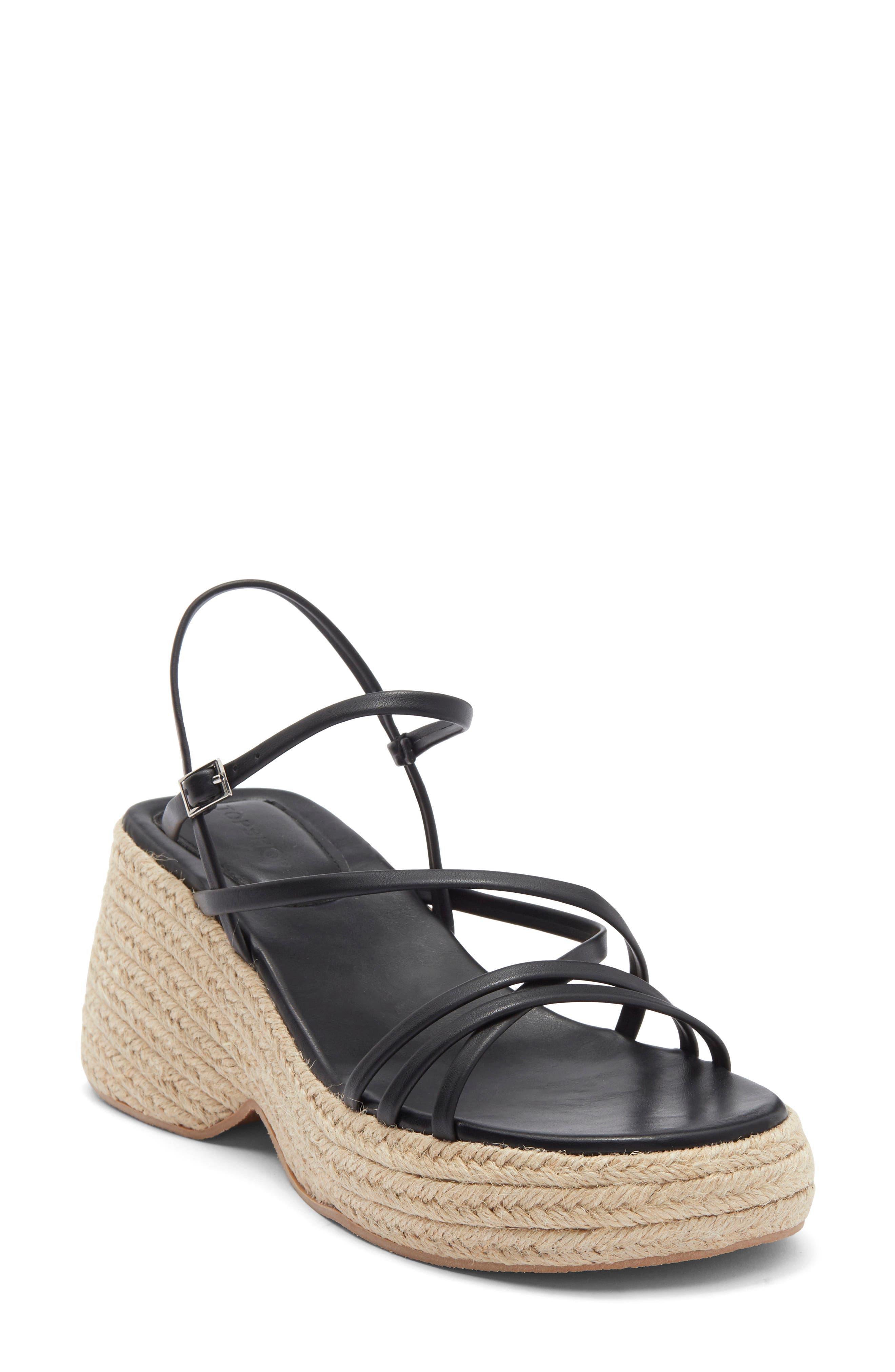 Topshop Jess Espadrille Platform Sandal, Main, color, 